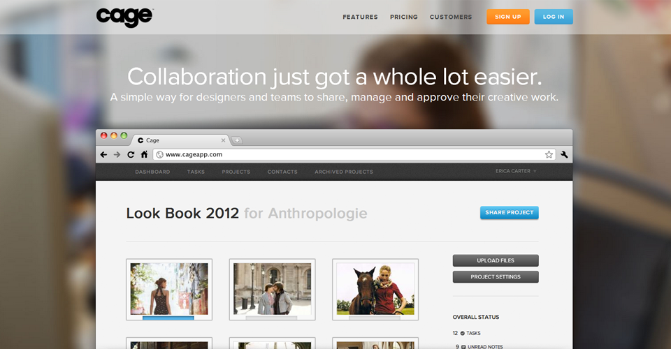 網頁設計中的模糊背景使用技巧