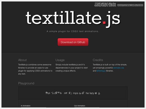 19-textillate 2013年2月網(wǎng)頁設(shè)計新鮮資源下載