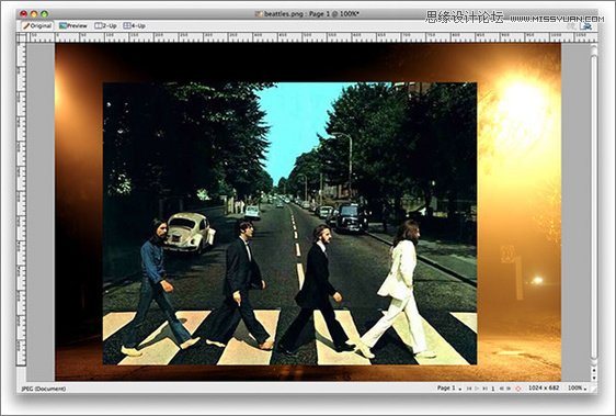 Fireworks打造詭異人物輪廓光學(xué)涂鴉效果