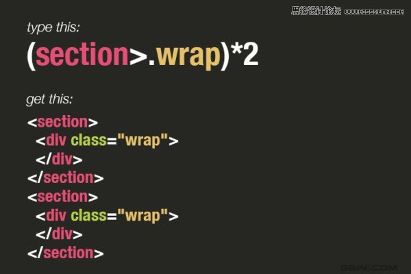Emmet(Zen coding)HTML代碼使用技巧七則