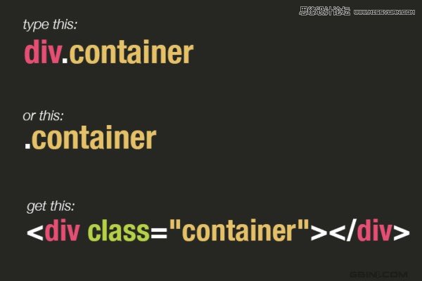 Emmet(Zen coding)HTML代碼使用技巧七則
