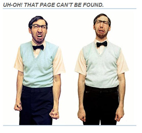 讓人驚嘆的的創意404錯誤頁面設計欣賞