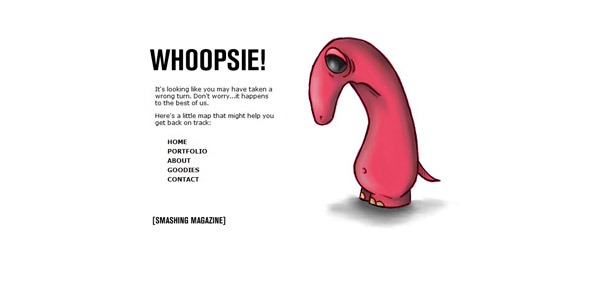 讓人驚嘆的的創意404錯誤頁面設計欣賞