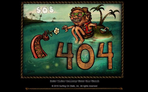 讓人驚嘆的的創意404錯誤頁面設計欣賞