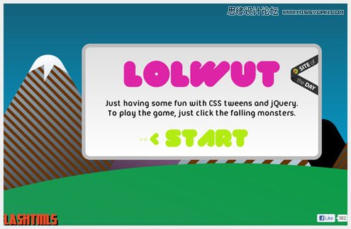 11html5experiments11 16個天馬行空令人印象深刻的CSS3&HTML5嘗試