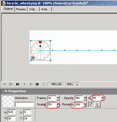 Fireworks輕松制作簡單的動畫教程