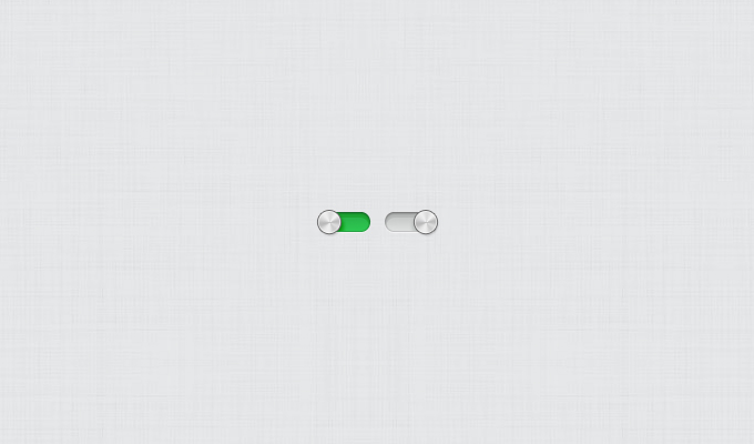 20款國外時尚大氣的按鈕開關PSD素材下載