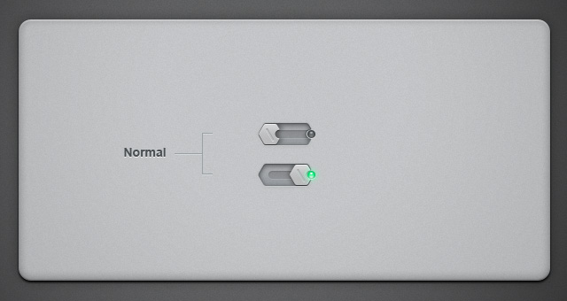 20款國外時尚大氣的按鈕開關PSD素材下載