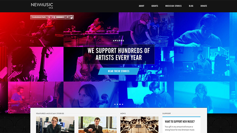 精選國外紅色大氣的網頁設計欣賞