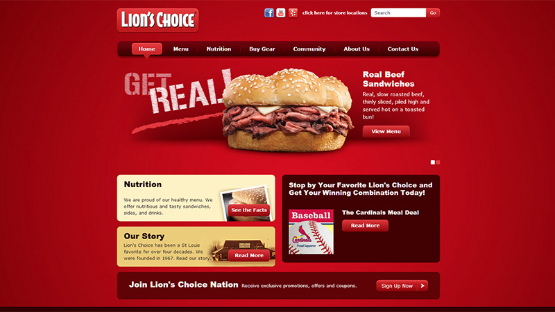 精選國(guó)外紅色大氣的網(wǎng)頁(yè)設(shè)計(jì)欣賞