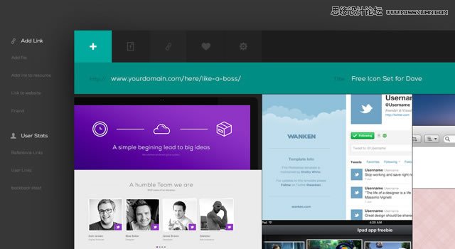 20套高質(zhì)量的免費(fèi)網(wǎng)頁(yè)模版PSD素材