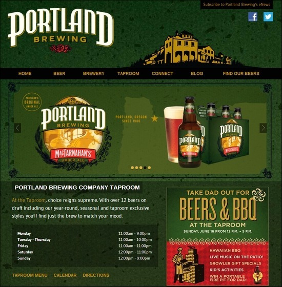 70個暗黃色風格的復古網頁設計欣賞