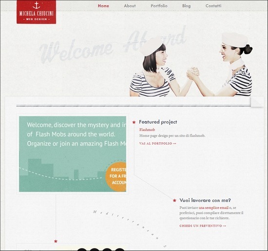 70個暗黃色風格的復古網頁設計欣賞