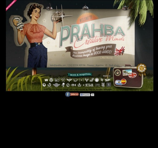 70個暗黃色風格的復古網頁設計欣賞