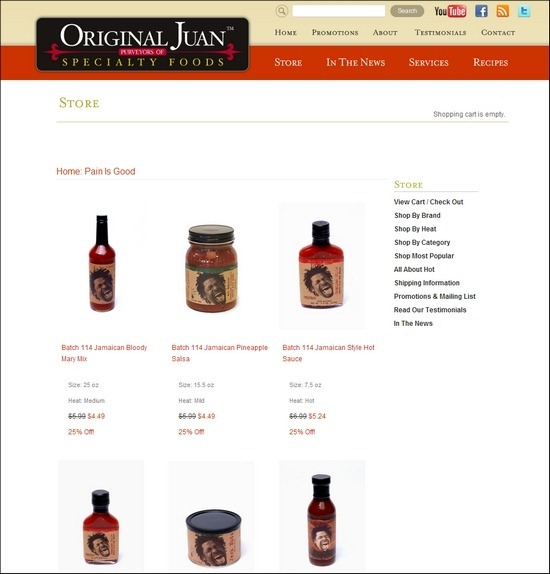 70個暗黃色風格的復古網頁設計欣賞