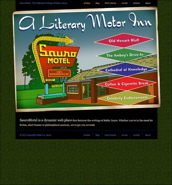 70個暗黃色風格的復古網頁設計欣賞