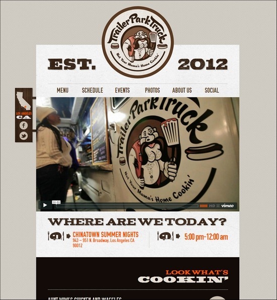 70個暗黃色風格的復古網頁設計欣賞