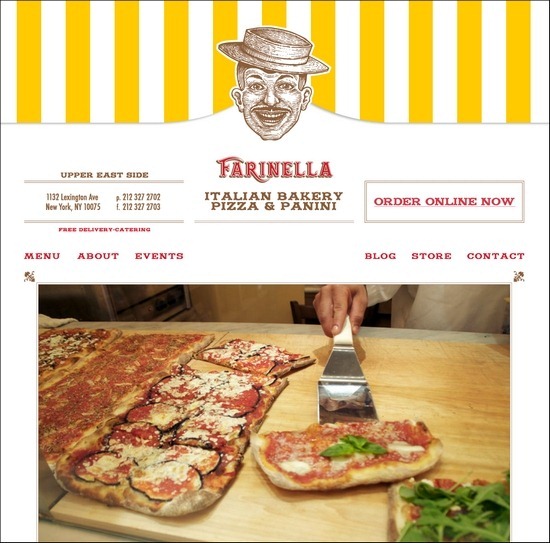 70個暗黃色風格的復古網頁設計欣賞