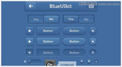 32 45個新鮮的Web和移動設備用戶界面PSD素材
