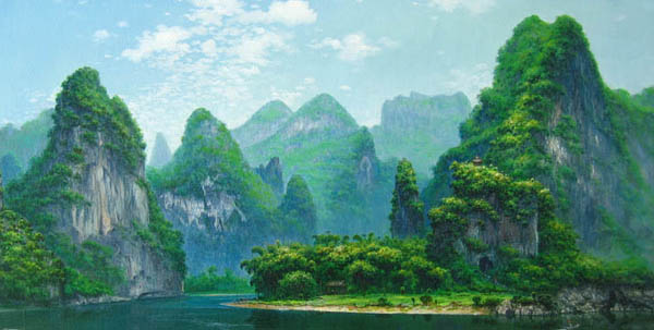 Photoshop�ϳɽk����ɽˮ�ٲ��Ӯ�Ч��