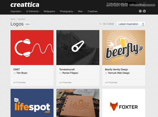 10個平面設計師必須知道的LOGO資源站