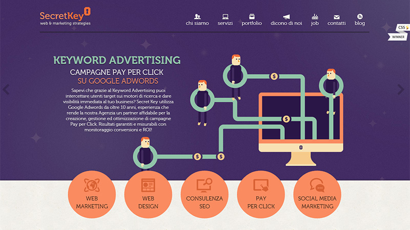 40款優秀的色彩搭配網頁設計案例欣賞