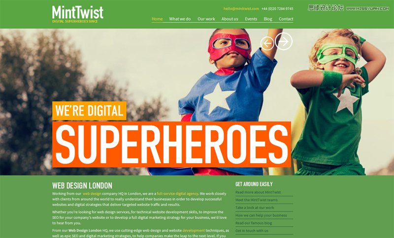 20例幽默搞笑風格的網頁設計欣賞