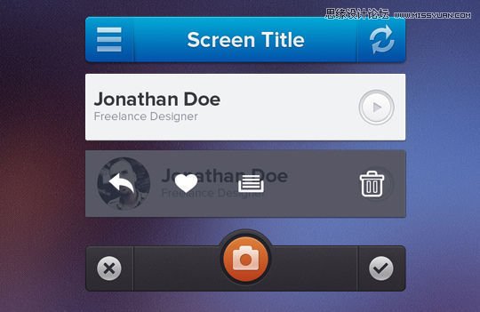 20套新鮮出爐的網頁和移動UI模板PSD素材