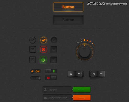 20套新鮮出爐的網頁和移動UI模板PSD素材