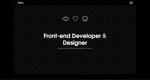 20個配色非常暗的網頁設計作品欣賞