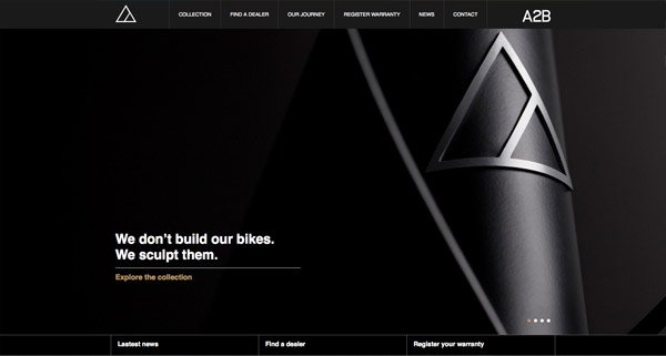 20個配色非常暗的網頁設計作品欣賞