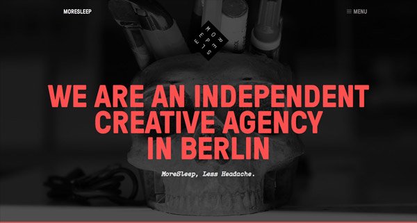 20個配色非常暗的網頁設計作品欣賞