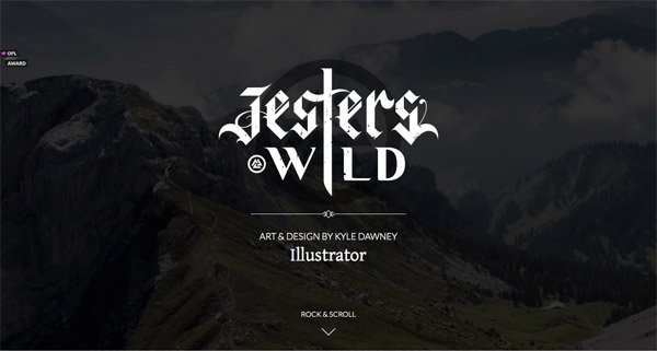 20個配色非常暗的網頁設計作品欣賞