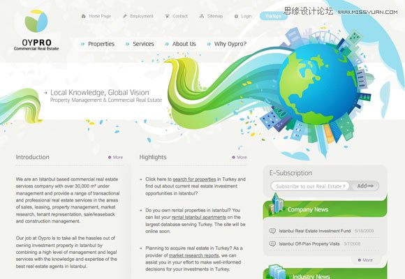 網頁設計配色剖析之綠色使用技巧