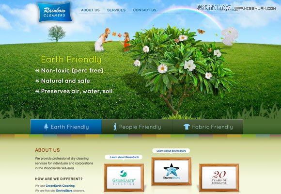 網頁設計配色剖析之綠色使用技巧