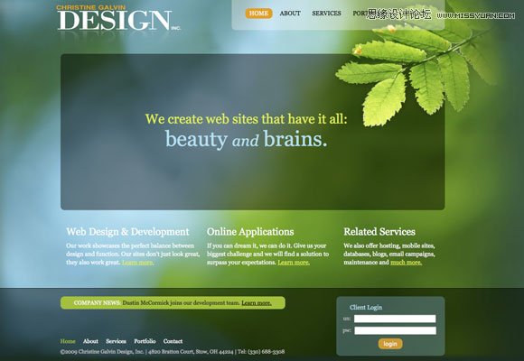 網頁設計配色剖析之綠色使用技巧