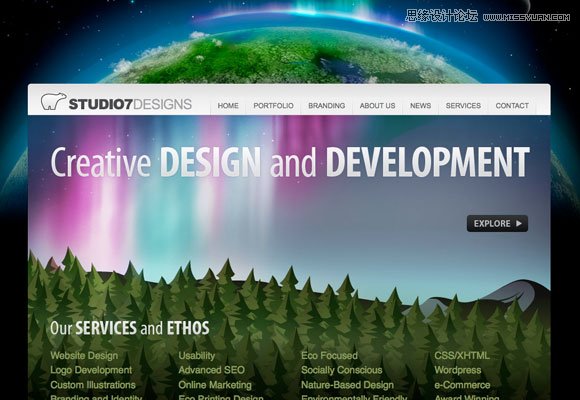 網頁設計配色剖析之綠色使用技巧