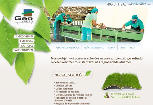 網頁設計配色剖析之綠色使用技巧