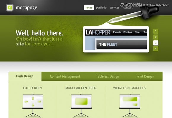 網頁設計配色剖析之綠色使用技巧