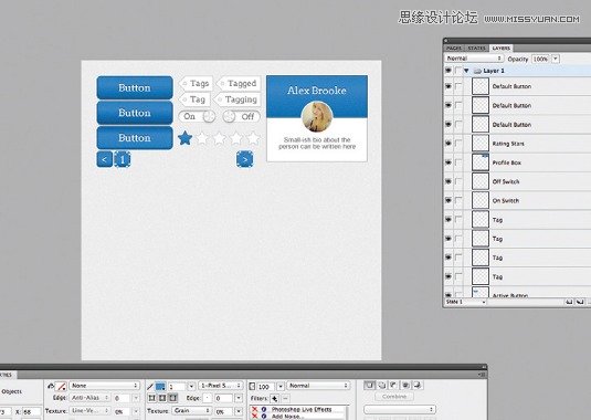 Fireworks打造專屬的UI套件教程