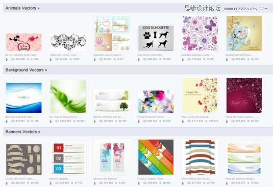 13個(gè)設(shè)計(jì)師必備的的矢量素材下載站