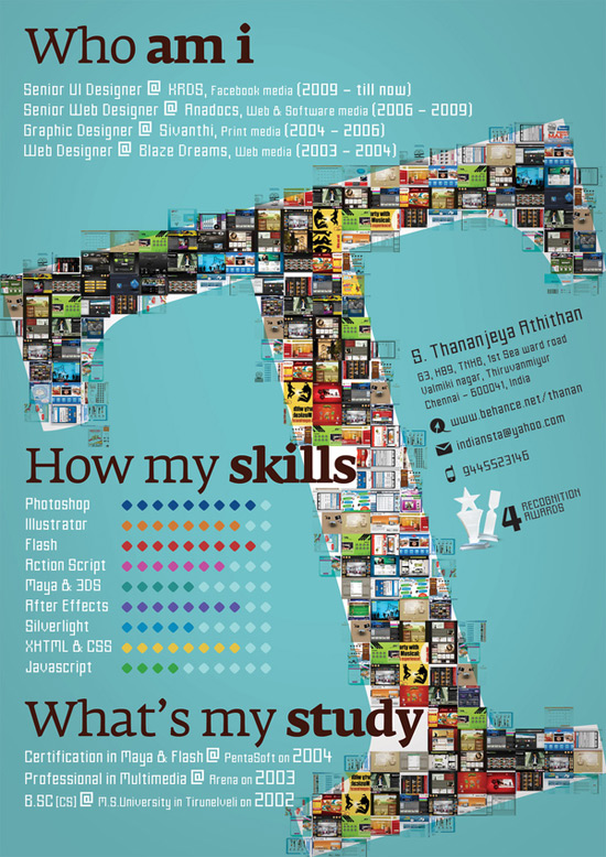 50份優(yōu)秀的簡歷設(shè)計(jì)助您找到心動(dòng)的工作