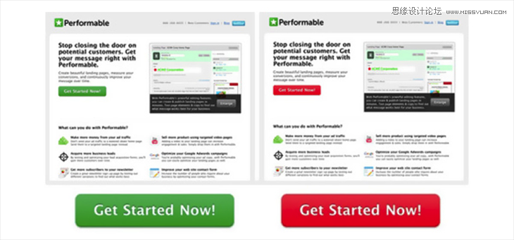 運用視覺表現建立網頁的信息層級