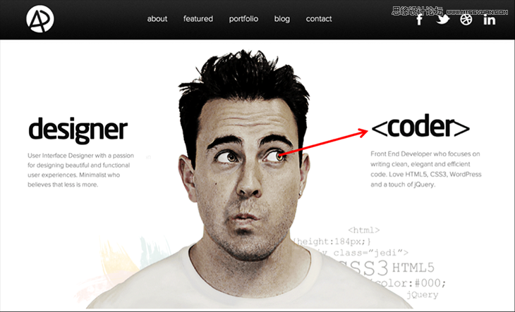 運用視覺表現建立網頁的信息層級