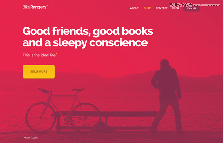 運用視覺表現建立網頁的信息層級