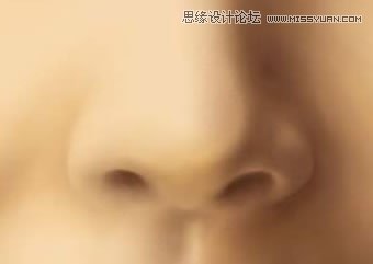 Painter手繪逼真的美女人物面部教程