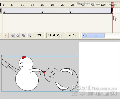Flash制作太暴力了搞笑QQ表情動畫