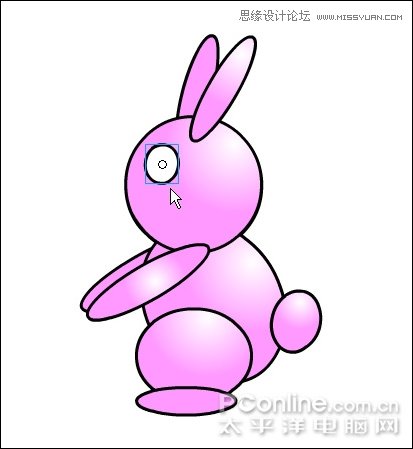 Flash制作可愛的小兔子蹺蹺板動畫