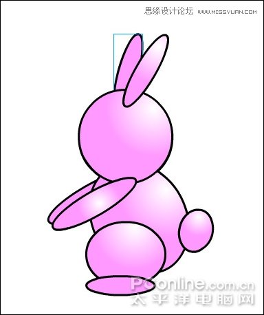 Flash制作可愛的小兔子蹺蹺板動畫