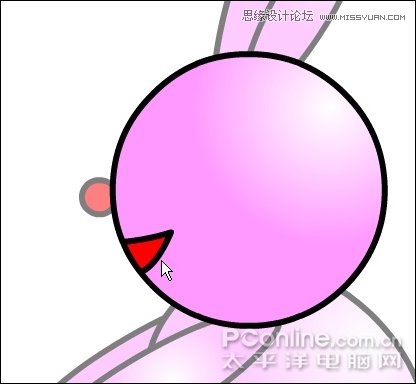 Flash制作可愛的小兔子蹺蹺板動畫